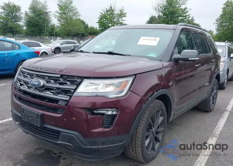 2018 Ford Explorer Xlt из США, поврежденный, VIN 1FM5K8DH5JGC61496